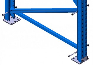 Pal-Rack 10000 pole 1900 / 500 kg / základní pole