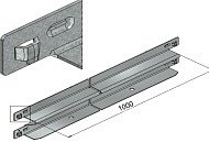 Nosník Midi Rack typ Z dĺžka 1200 mm - sada