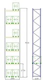 Pal-Rack 9000 array 1900 / 500 kg / základné pole