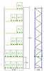 Pal-Rack 9000 pole 2700 / 1000 kg / základní pole