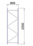 Midi Rack 2500 x 800 mm