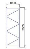 Midi Rack 3000 x 1000 mm