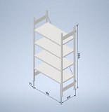 Základné pole Stowshelf 2000/500 x 1000