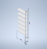 Stowshelf 3000/300 x 1000 prídavné pole