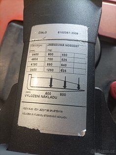 Ručně vedený elektrický vozík Toyota